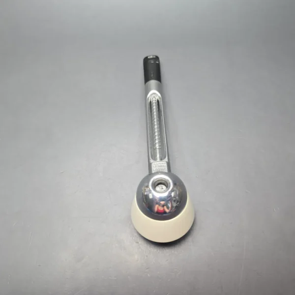 Falcon Chrome Dental w/ MBSD Meerschaum Rhodesian Block Meerschaum Bowl Pipe, New - Image 5