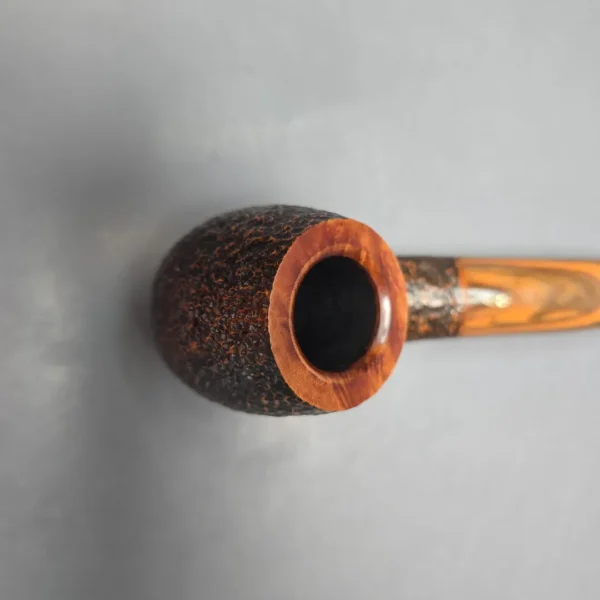 Savinelli Ol' Times Classic Rusticated Bent Billiard (6mm) (Estate) - Image 7