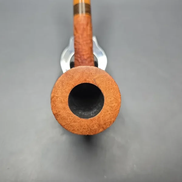 Pipe Tristan Partially Sandblasted Dublin with Bocote (New) - Image 7