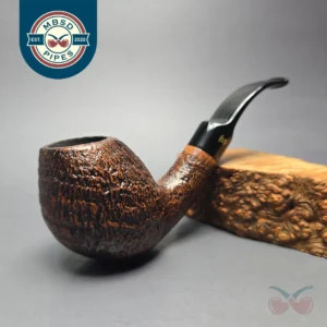 Stanwell (1990s-2009) Golden Danish 186 Sandblasted Brandy Estate Briar Pipe, Unsmoked