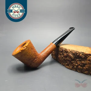 Buckeye Hand Made Partially Sandblasted Bell Dublin Briar Pipe, New