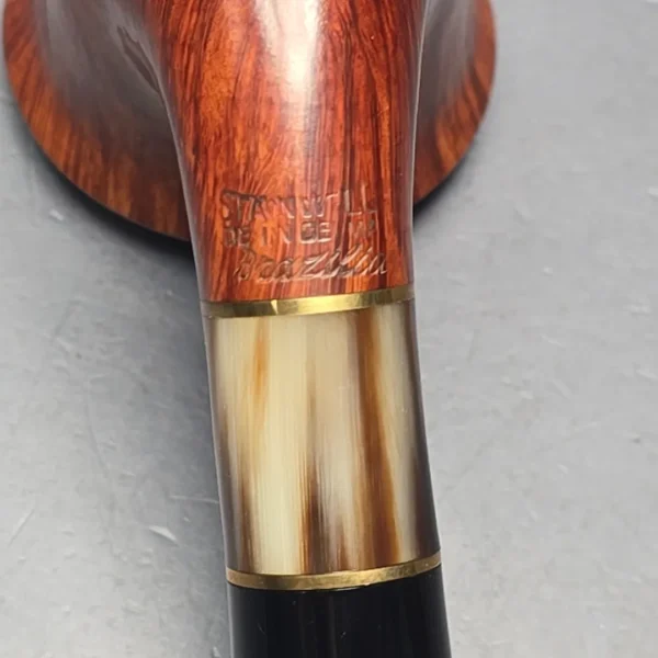 Stanwell (c.1980s-90s) Brazilia Smooth Calabash w/ Horn Estate Briar Pipe, Danish Estates - Image 11