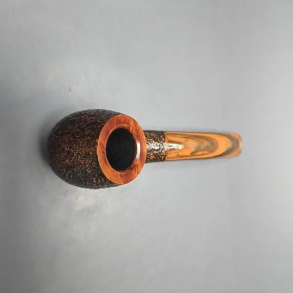 Savinelli Ol' Times Classic Rusticated Bent Billiard (6mm) (Estate) - Image 9