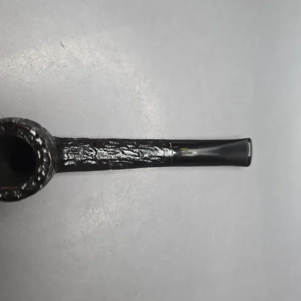 Rossi Mezzanotte 8801 Rusticated Canadian Briar Pipe, New - Image 8