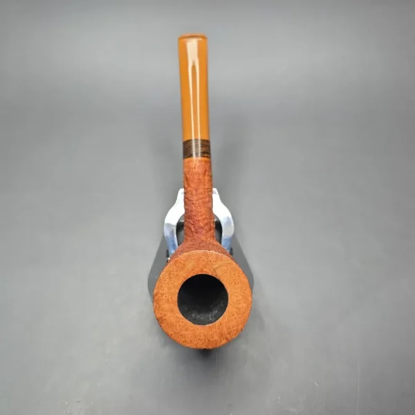 Pipe Tristan Partially Sandblasted Dublin with Bocote (New) - Image 9