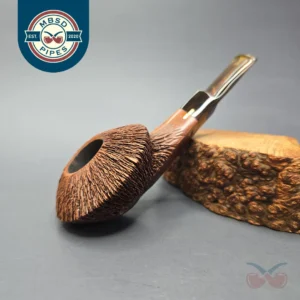 Amorelli Penna di San Michelle Rusticated Bullcap Estate Briar Pipe, Italian Estates