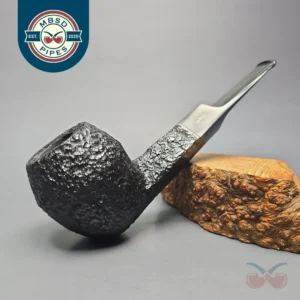 Savinelli Baronet Bruyere 310 EX Rusticated Bulldog Estate Briar Pipe, Unsmoked