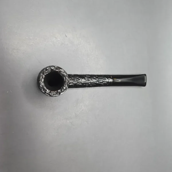 Rossi Mezzanotte 8801 Rusticated Canadian Briar Pipe, New - Image 9