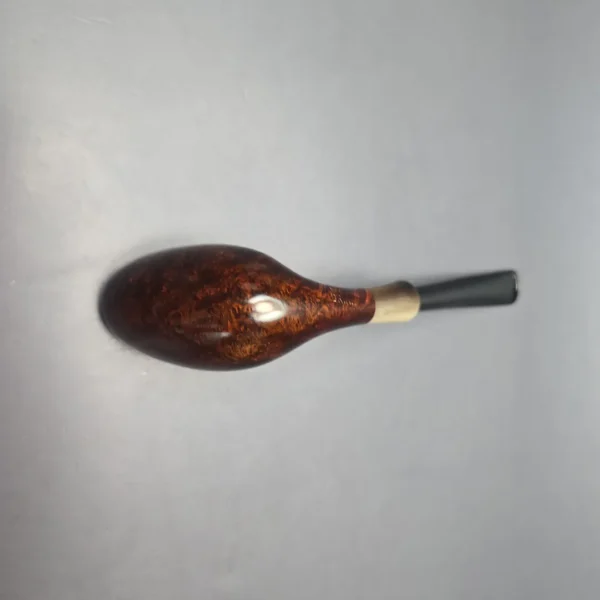 MBSD Briars Modern Masters 3 Smooth Tulip w/ Faux Horn Handmade Briar Pipe, New - Image 10