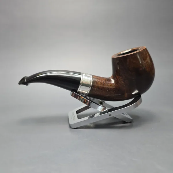 Peterson 160th Anniversary Pat. B Dark Smooth Bent Billiard Briar Pipe, New - Image 4