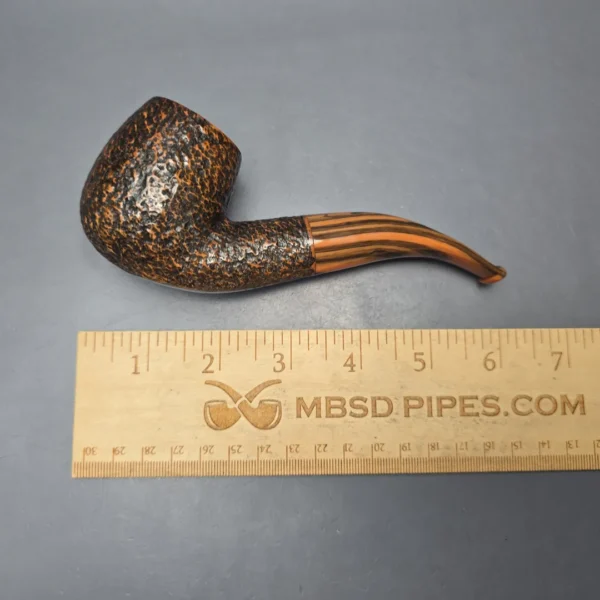 Savinelli Ol' Times Classic Rusticated Bent Billiard (6mm) (Estate) - Image 12