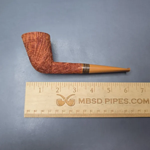 Pipe Tristan Partially Sandblasted Dublin with Bocote (New) - Image 12