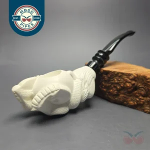 Kenan Claw and Egg Estate Block Meerschaum Pipe, Unsmoked