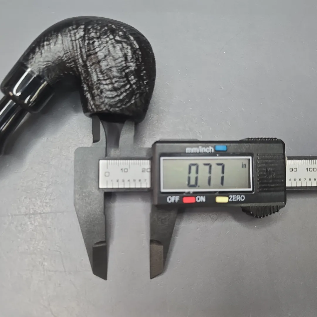 Peterson 2025 Halloween Pipe 314 Sandblasted Bent Billiard Briar Pipe, New - Image 2