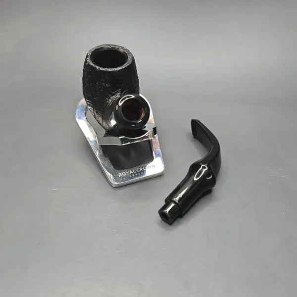 Peterson 2025 Halloween Pipe 314 Sandblasted Bent Billiard Briar Pipe, New - Image 3