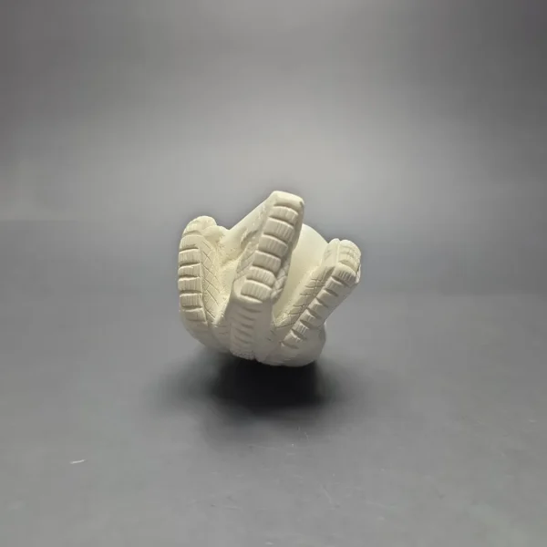 Kenan Claw and Egg Estate Block Meerschaum Pipe, Unsmoked - Image 3