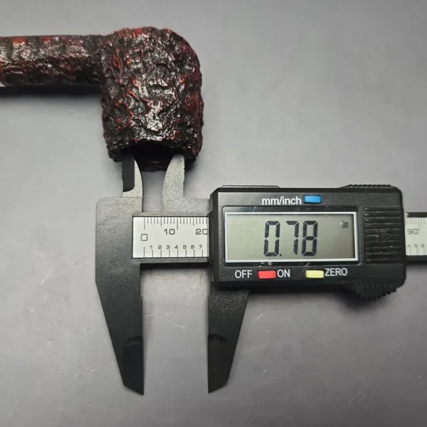 Peterson Cobble 15 Rusticated & Sandblasted Billiard w/ Silver Briar Pipe, New - Image 13