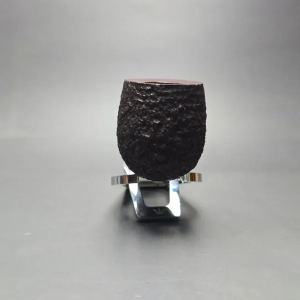 James Upshall Bark EXL Partially Rusticated Billiard Estate Briar Pipe, Unsmoked - Image 3