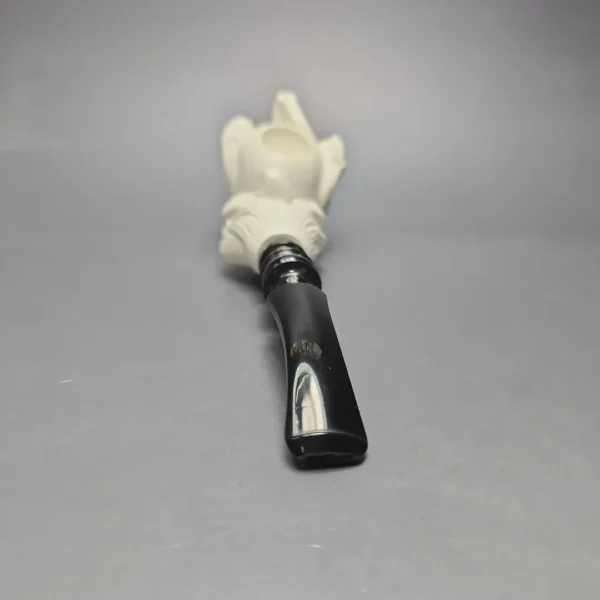 Kenan Claw and Egg Estate Block Meerschaum Pipe, Unsmoked - Image 5