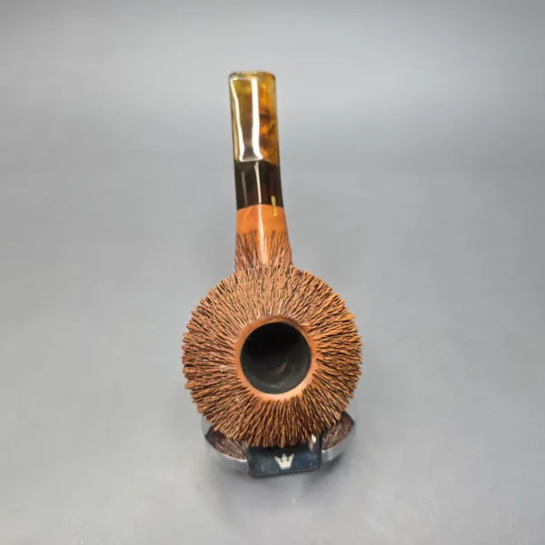 Amorelli Penna di San Michelle Rusticated Bullcap Estate Briar Pipe, Italian Estates - Image 8