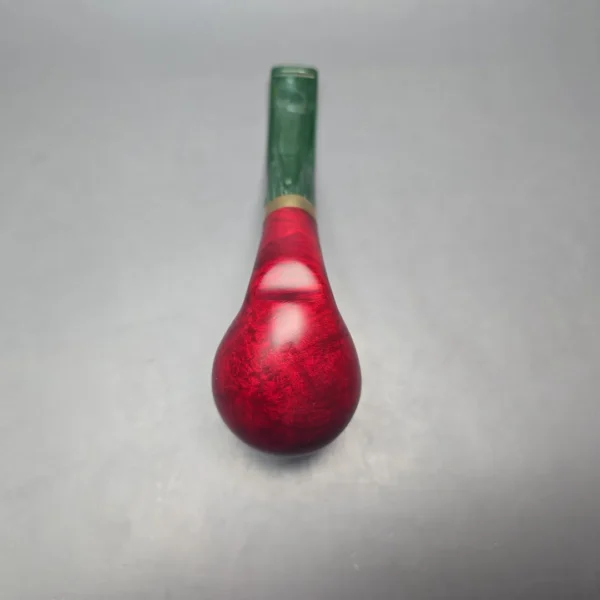 Viking Christmas 2022 Smooth Bent Billiard with Brass (Unsmoked Estate) - Image 10