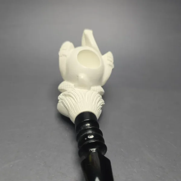 Kenan Claw and Egg Estate Block Meerschaum Pipe, Unsmoked - Image 6