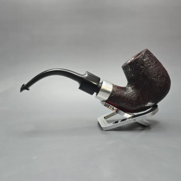 Peterson House Pipe Sandblasted Oom Paul with Silver (New) - Image 4