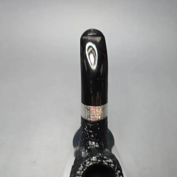 Peterson 160th Anniversary Pat. B Sandblasted Bent Billiard Briar Pipe, New - Image 8