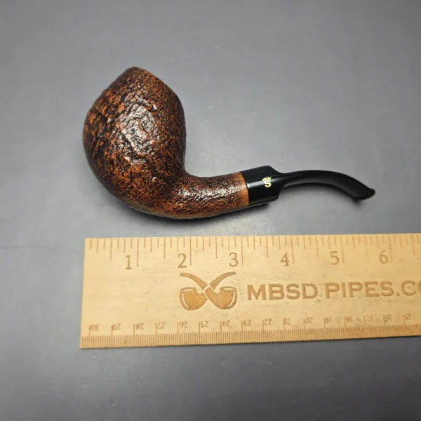 Stanwell (1990s-2009) Golden Danish 186 Sandblasted Brandy Estate Briar Pipe, Unsmoked - Image 14