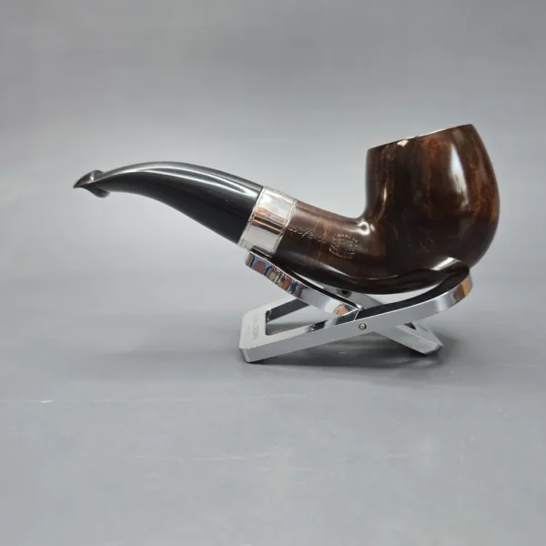 Peterson 160th Anniversary Pat. B Dark Smooth Bent Billiard Briar Pipe, New - Image 3