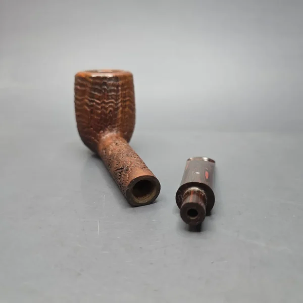 Dunhill 1986 Cumberland 5110 Partially Sandblasted Liverpool Estate Briar Pipe, Unsmoked - Image 15