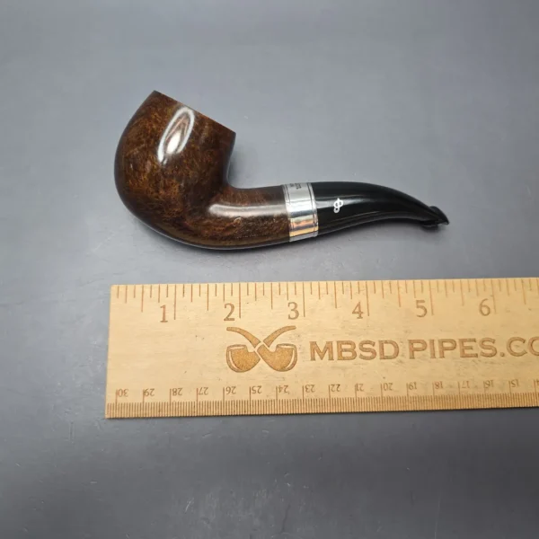 Peterson 160th Anniversary Pat. B Dark Smooth Bent Billiard Briar Pipe, New - Image 14
