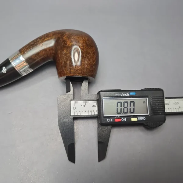 Peterson 160th Anniversary Pat. B Dark Smooth Bent Billiard Briar Pipe, New - Image 13