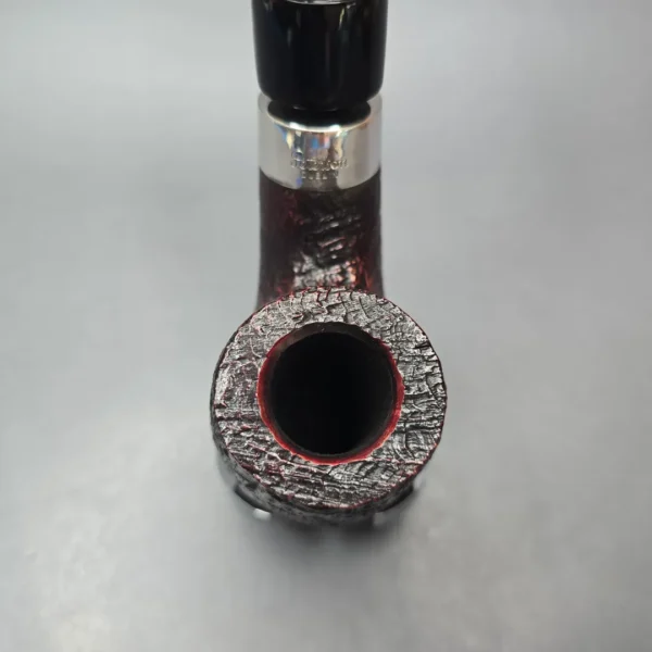 Peterson House Pipe Sandblasted Oom Paul with Silver (New) - Image 7