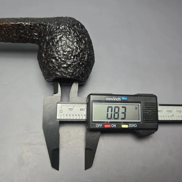 Savinelli Baronet Bruyere 310 EX Rusticated Bulldog Estate Briar Pipe, Unsmoked - Image 4