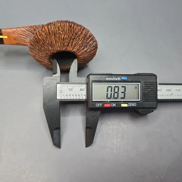 Amorelli Penna di San Michelle Rusticated Bullcap Estate Briar Pipe, Italian Estates - Image 14