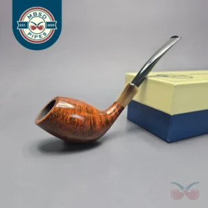 MBSD Briars Modern Masters 3 Smooth Tulip w/ Faux Horn Handmade Briar Pipe, New