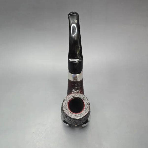 Peterson House Pipe Sandblasted Oom Paul with Silver (New) - Image 9