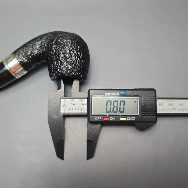 Peterson 160th Anniversary Pat. B Sandblasted Bent Billiard Briar Pipe, New - Image 13