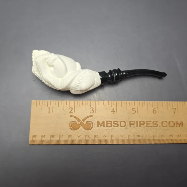 Kenan Claw and Egg Estate Block Meerschaum Pipe, Unsmoked - Image 12