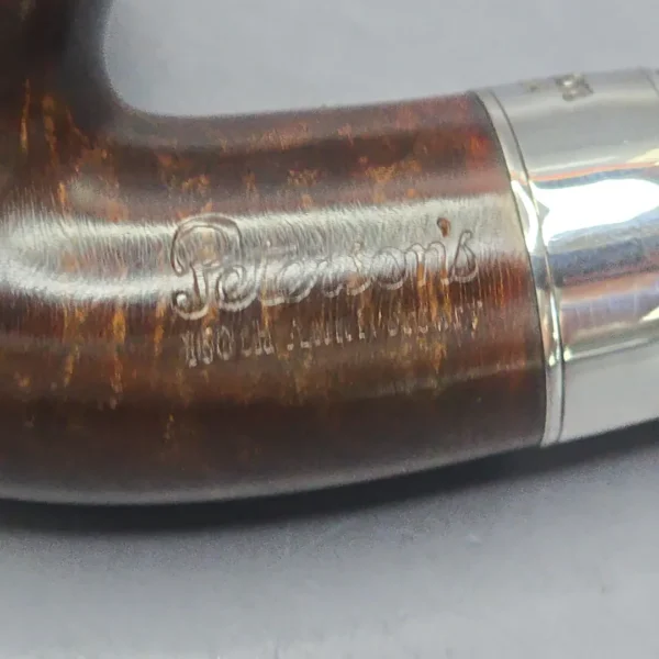 Peterson 160th Anniversary Pat. B Dark Smooth Bent Billiard Briar Pipe, New - Image 11