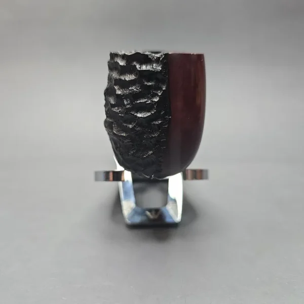Peterson Jekyll & Hyde 106 Partially Rusticated Billiard Briar Pipe, New - Image 3