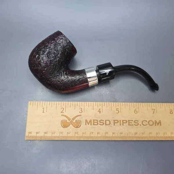 Peterson House Pipe Sandblasted Oom Paul with Silver (New) - Image 11