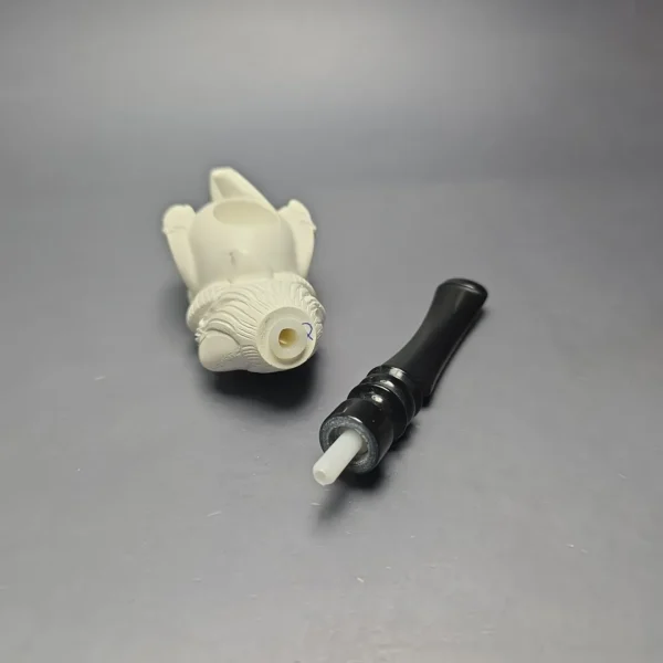 Kenan Claw and Egg Estate Block Meerschaum Pipe, Unsmoked - Image 14