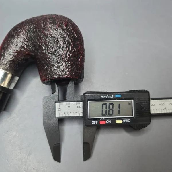 Peterson House Pipe Sandblasted Oom Paul with Silver (New) - Image 12