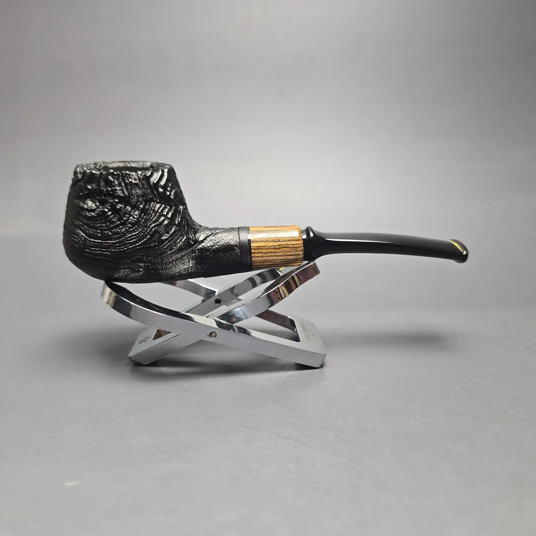 MBSD Briars by Piero Vitale Vintage Sandblasted Author with Olivewood (New) - Image 2