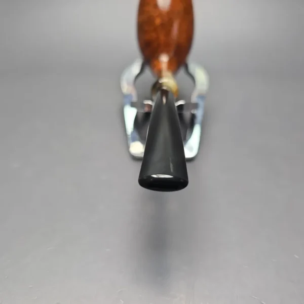 MBSD Briars Modern Masters 3 Smooth Tulip w/ Faux Horn Handmade Briar Pipe, New - Image 6