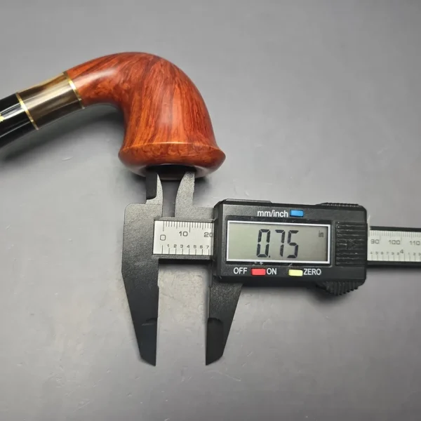 Stanwell (c.1980s-90s) Brazilia Smooth Calabash w/ Horn Estate Briar Pipe, Danish Estates - Image 13
