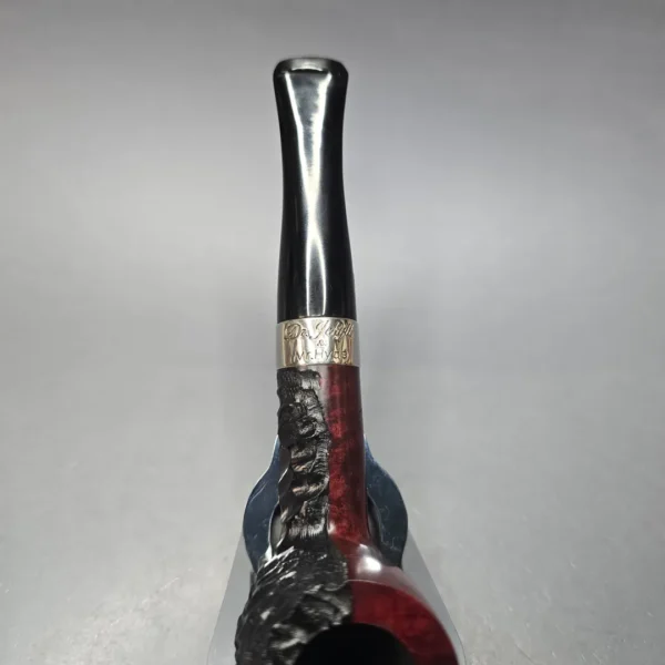 Peterson Jekyll & Hyde 106 Partially Rusticated Billiard Briar Pipe, New - Image 8