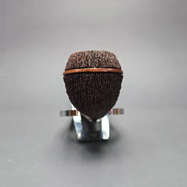 Amorelli Penna Di San Michele Rusticated Bulldog Estate Briar Pipe, Italian Estates - Image 3